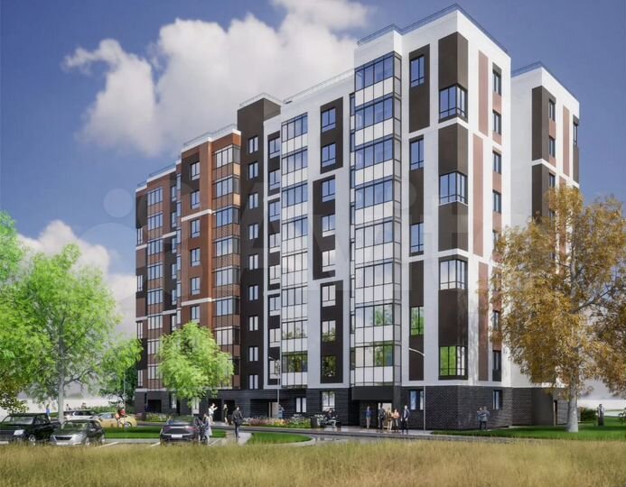 1-к. квартира, 42 м², 9/9 эт.