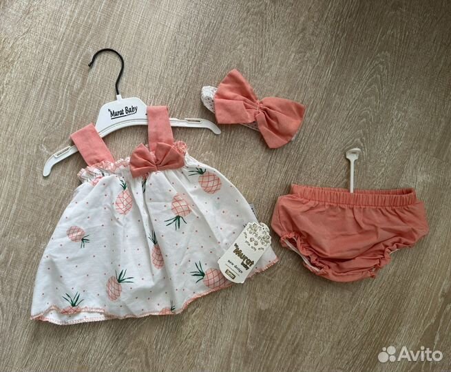 Платье на девочку 3-6 месяцев