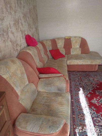 Продам угловой диван и кресло кровать б/у