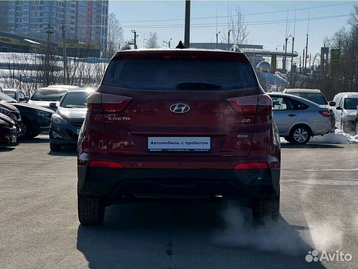 Hyundai Creta 2.0 AT, 2017, 110 000 км