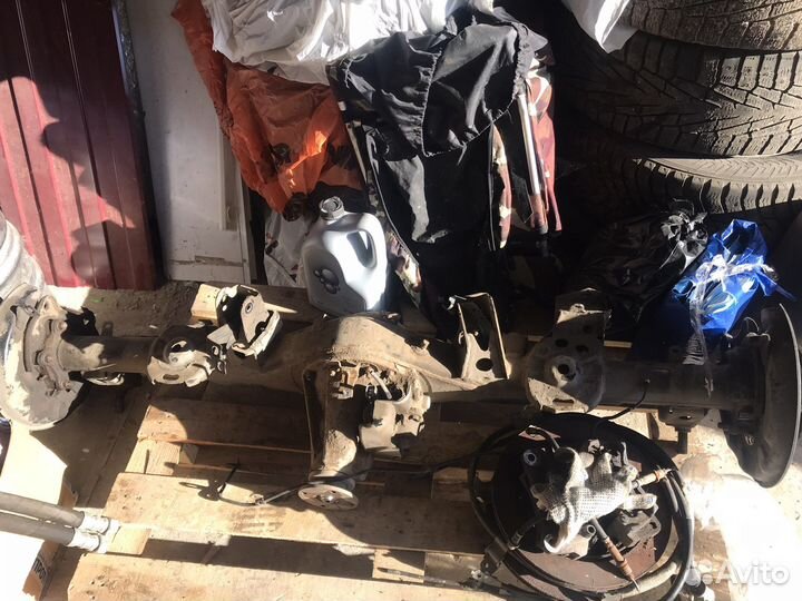 Задний редуктор с блокировкой на Prado 150