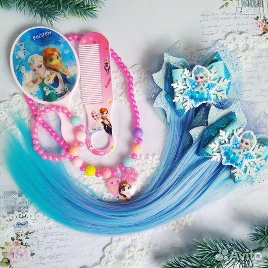 Бантики с прядями