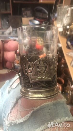 Подстаканник серебряный