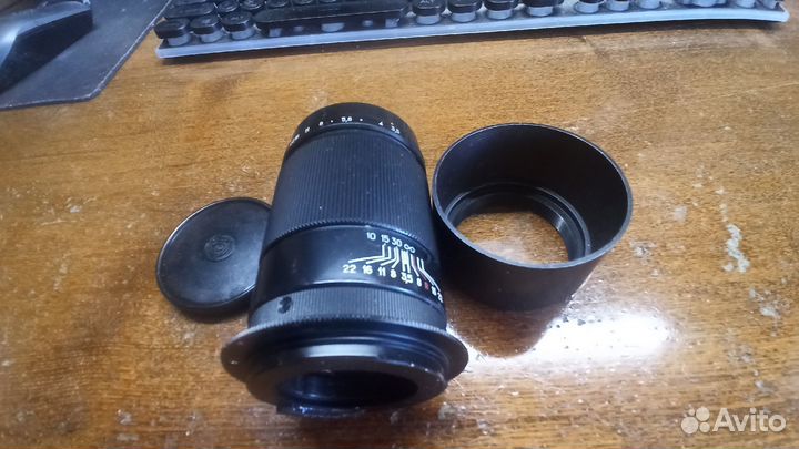 Объектив Юпитер-37А f/3.5 135mm на Canon EF