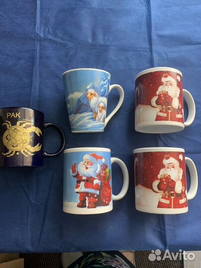 Кружки новые и бу,зав.чайник