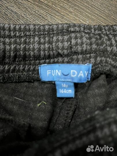 Брюки в клетку 164