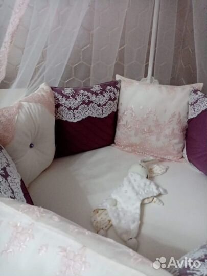 Десткое постельное белье ручной работы