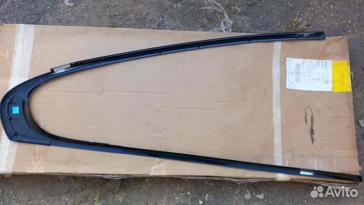 Jaguar XF 2007-2015 молдинг задней лев двери черн