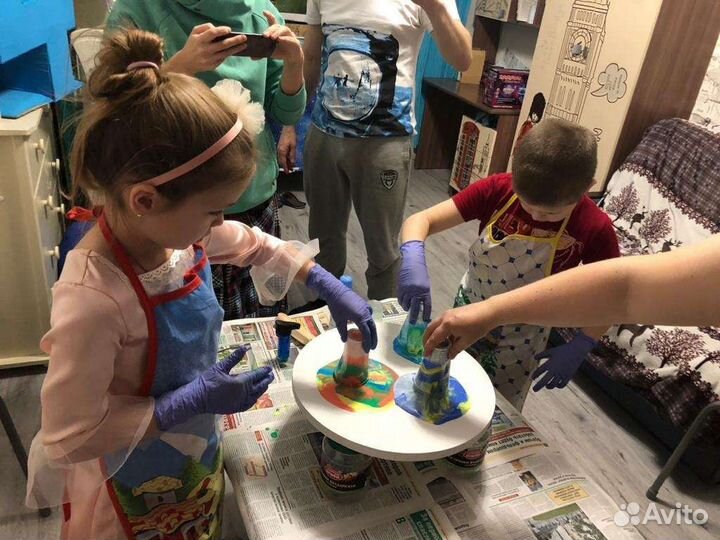 Корпоративный мастер класс по рисованию