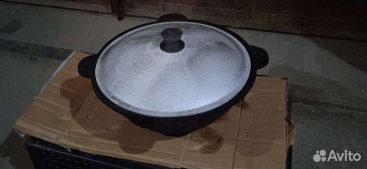 Казан чугунный новый