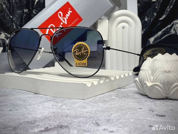 Очки Ray Ban Aviator синий