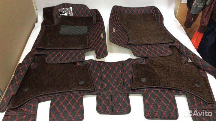 3D Коврики Mercedes S E Класс из Экокожи