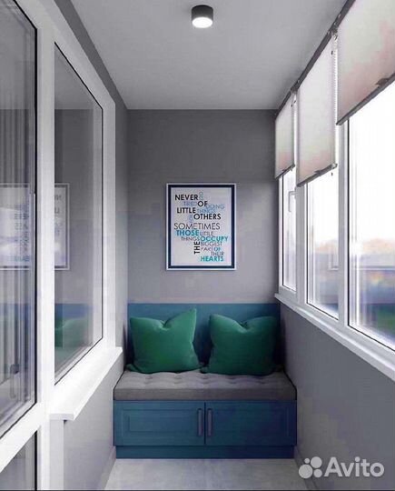 Остекление лоджи И балконов,отделка балкона