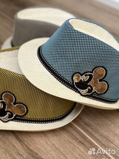 Соломенная шляпа детская