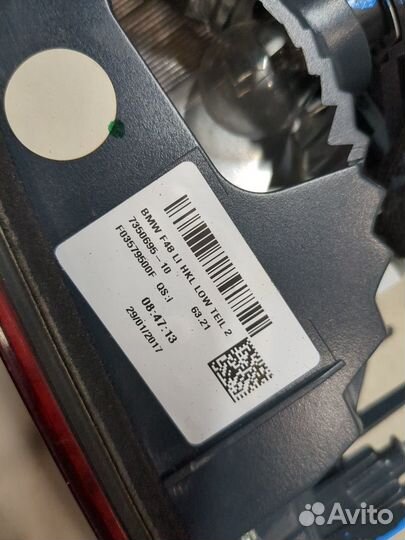 Фонарь крышки багажника левый BMW X1 (F48), 2017