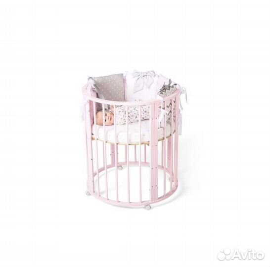 Кроватка детская трансформер 8 в 1 без маятника