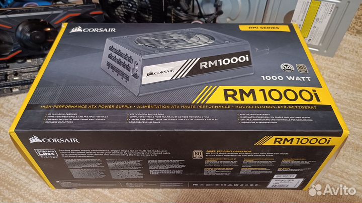 Corsair RM1000i gold + гарантия днс