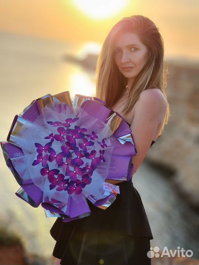 Букет который не завянет. Букет из бабочек