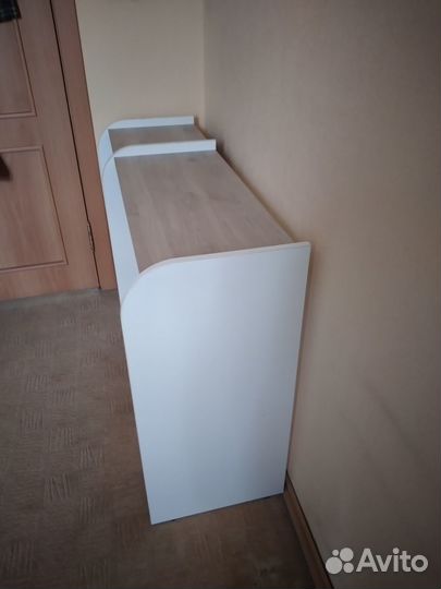 Стеллаж деревянный белый бу