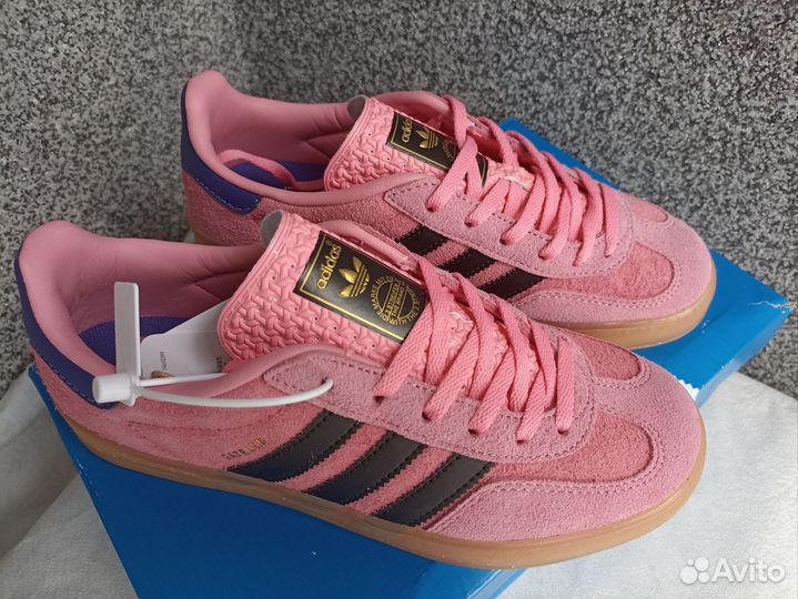 Adidas gazelle indoor pink р-р 38, 39,40