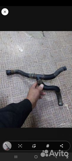 Патрубок отопителя салона cruze