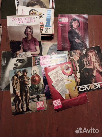 Журналы СССР Огонёк Смена Ровесник, Работница