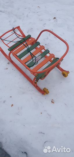 Снегокат с колесами