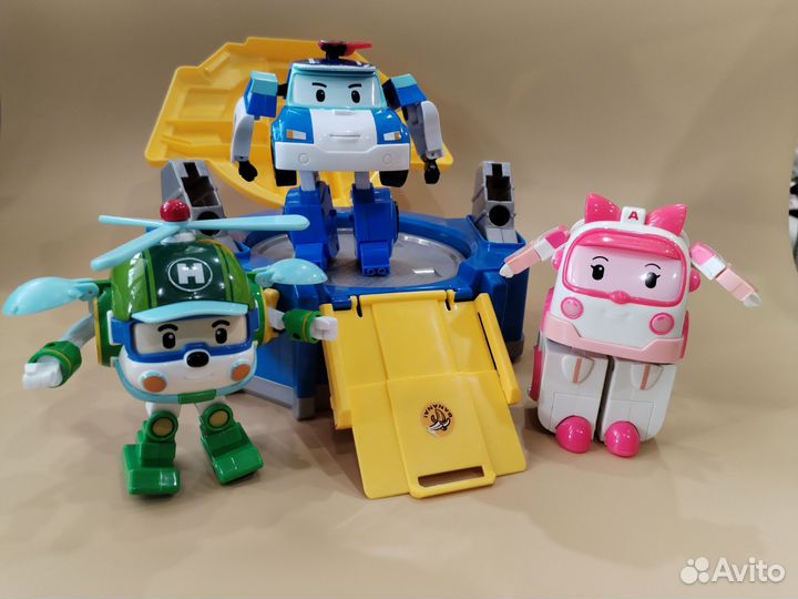 Машинки поли робокар хейли эмбер