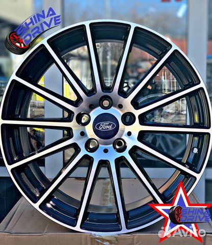 Диски Ford R18 5x108 Black diamond