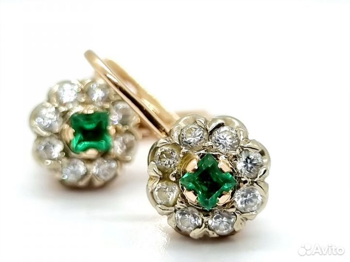 Золотые серьги 585 пробы