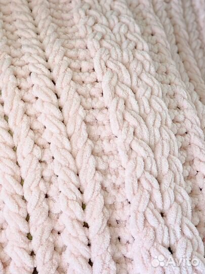 Вязаный плед