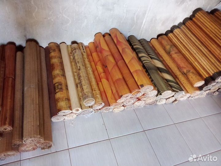 Полотна из натурального бамбука