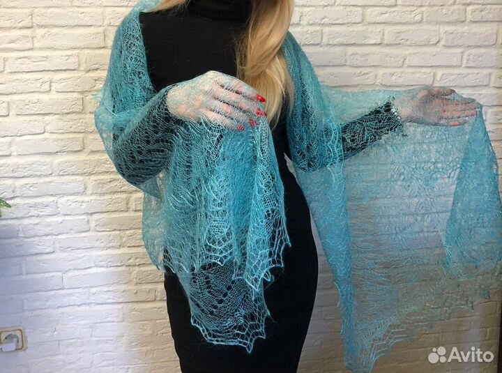 Оренбургский пуховый платок