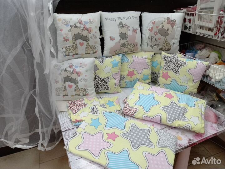 Бортики в кроватку