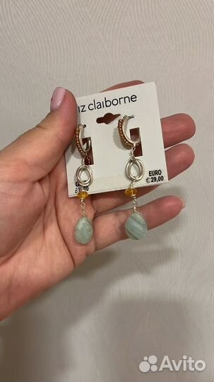 Винтажные серьги monet