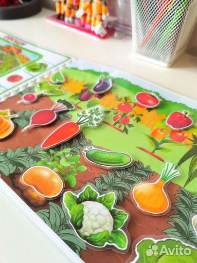 Игры и развивающие пособия на липучках