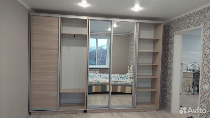 Шкаф купе в спальню, широкий 4 метра