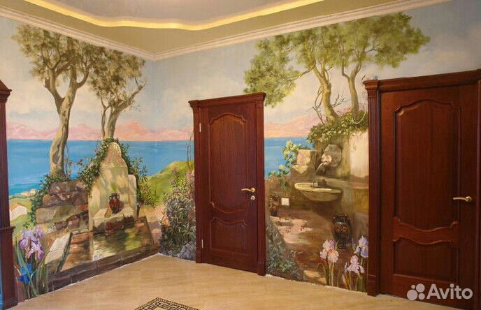 Художественная роспись стен и мебели