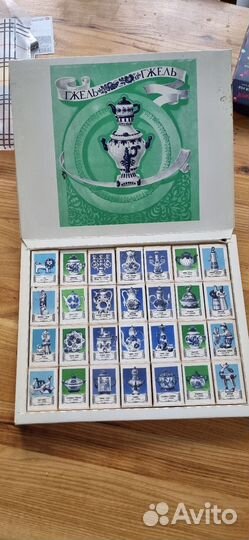 Коллекционный набор спичек Гжель