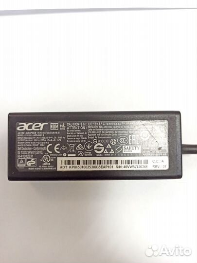 Оригинальные блоки питания для ноутбуков Acer