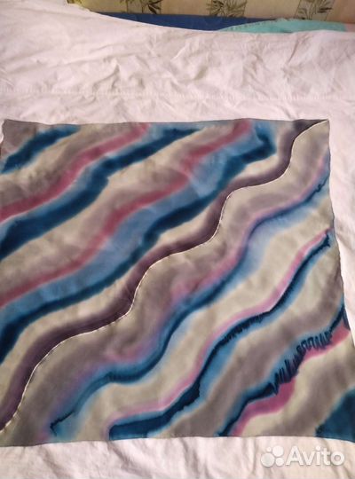 Платок шелковый,100натуральный шёлк (фуляр)