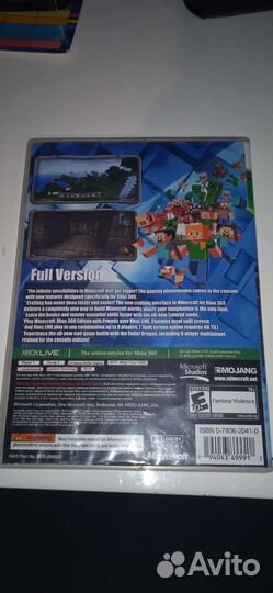 Майнкрафт на x-box360