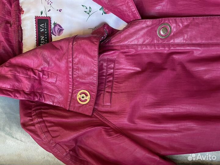 Куртка кожаная женская 48 50