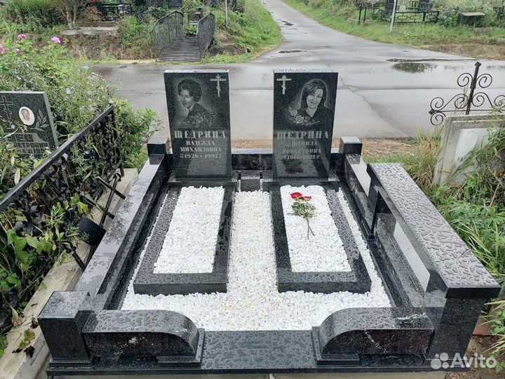 Памятники из гранита, благоустройство могил