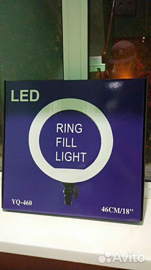 Кольцевая лампа 45см со штативом Новая