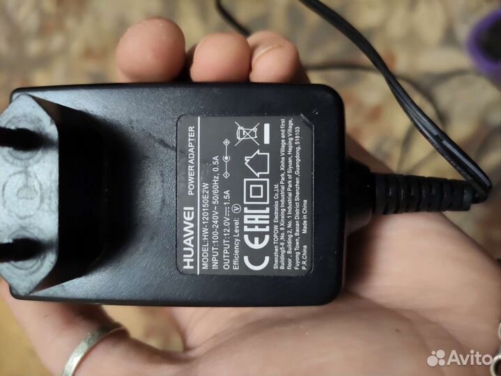 Блок питания 12v 1.5a huawei