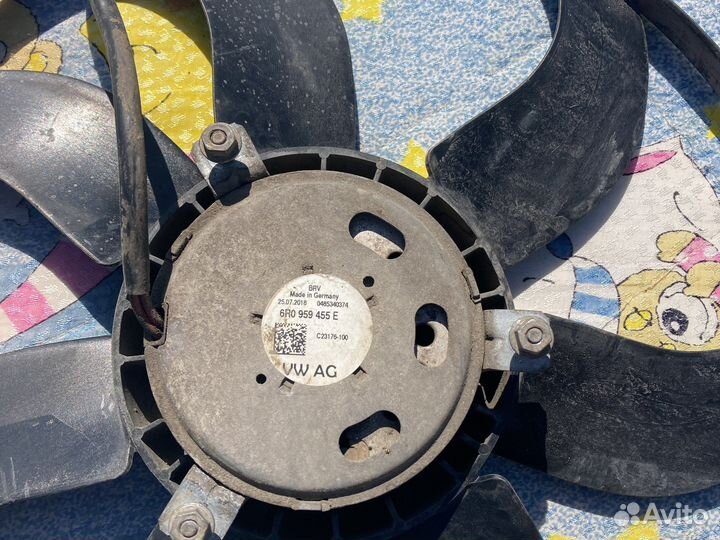 Вентилятор охлаждения рапид, поло