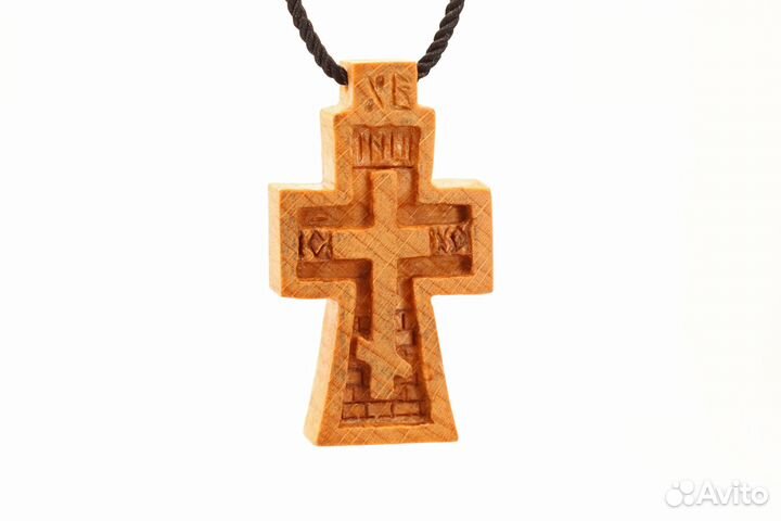 Крест большой нательный из дерева