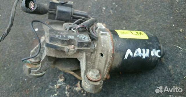 Моторчик трапеции стеклоочистителей Шевроле Ланос