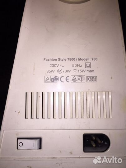 Швейная машина fashion style 7800